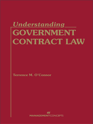 cover image of Understanding Government Contract Law